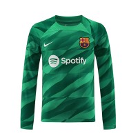 Camisa de Futebol Barcelona Goleiro Equipamento Principal 2023-24 Manga Comprida